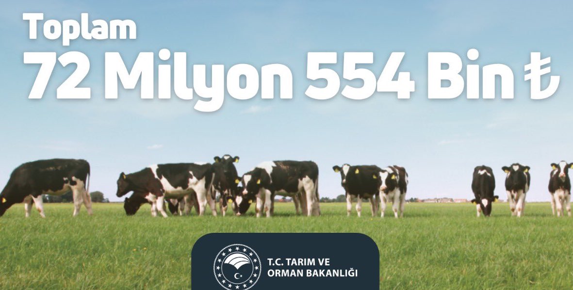 Çiftçilere 72 Milyon 554 Bin Lira Destek Ödemesi