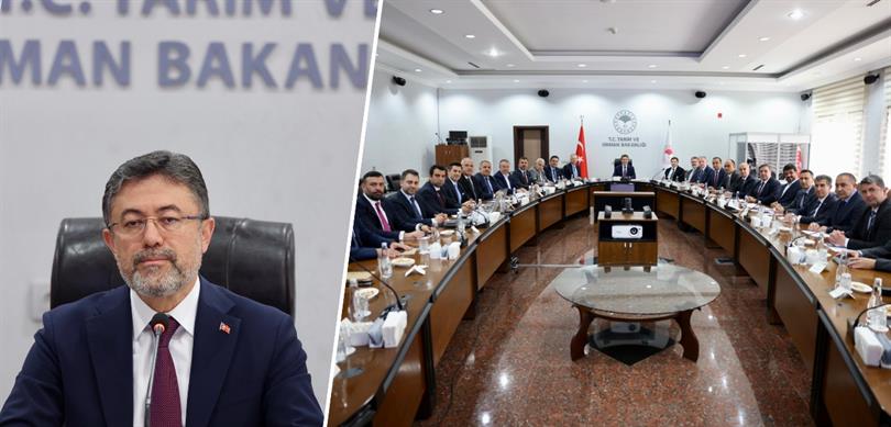 Bakan Yumaklı, hububat ve bakliyat sektörü temsilcilerini kabul etti