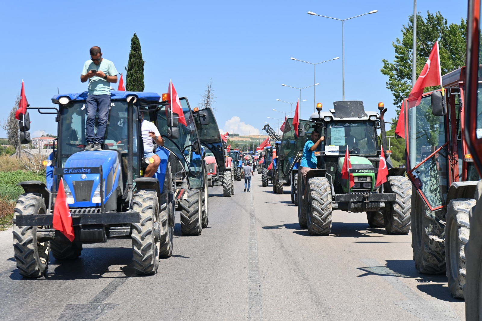 Balıkesir'deki domates eylemi