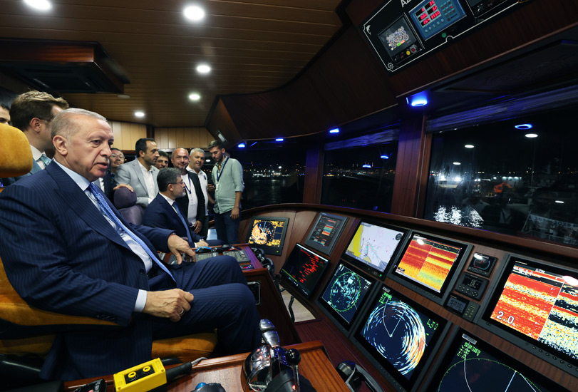 Cumhurbaşkanı Erdoğan, "Vira bismillah” diyerek denizlerde av sezonunu açtı
