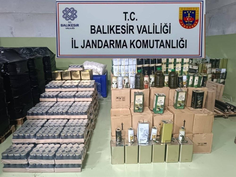 Balıkesir'de 4 tona yakın sahte zeytinyağı yakalandı