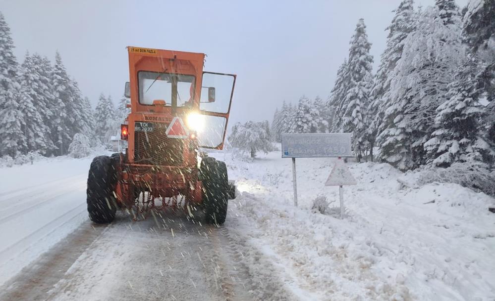 Kastamonu'ya kar erken geldi