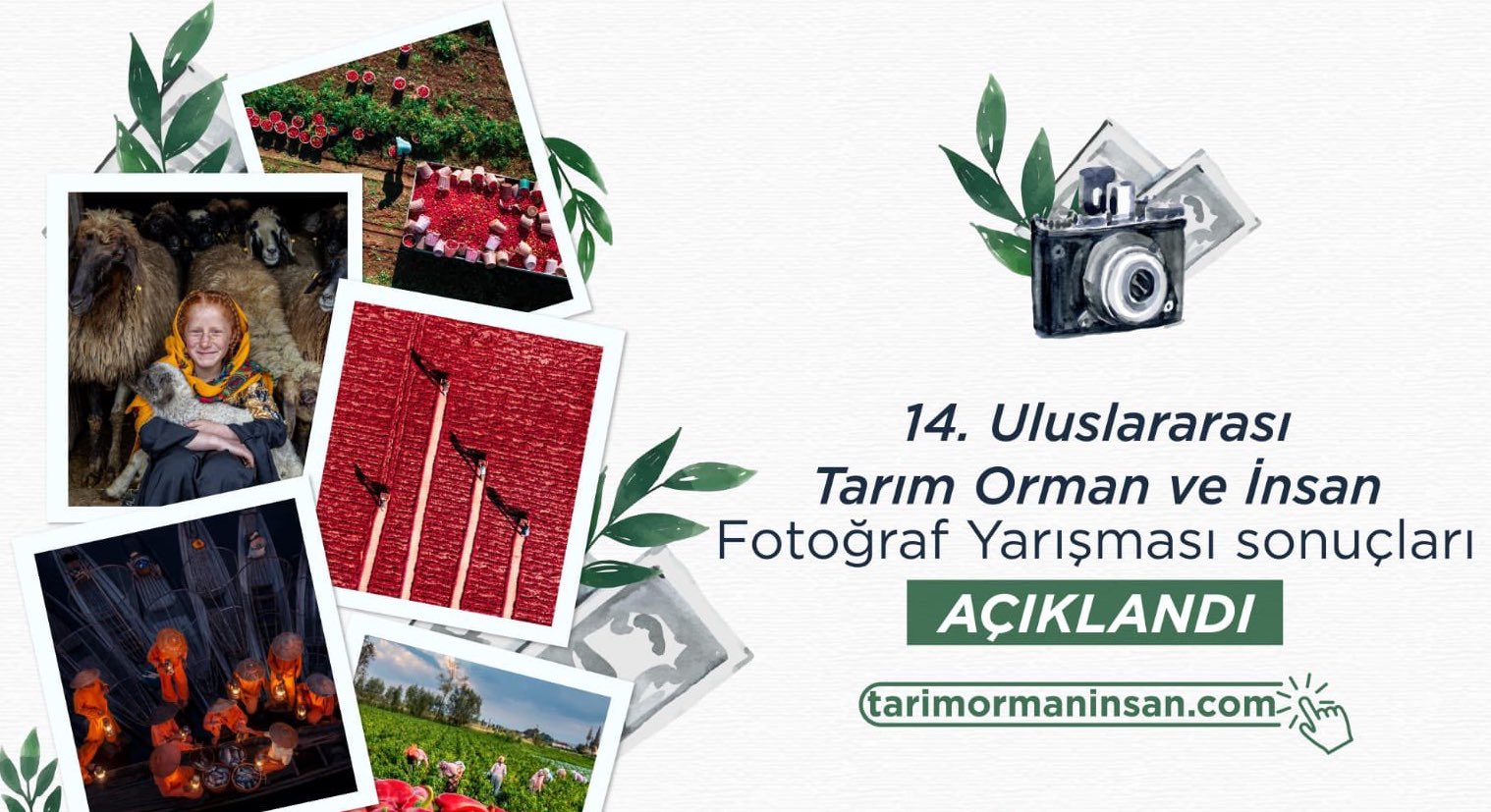 Tarım Fotoğraf Yarışması'nda ilk 3'e yabancılar girdi