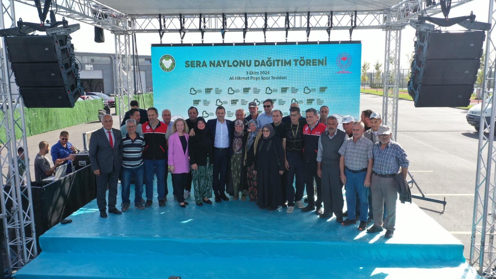 Balıkesir'de 332 üreticiye yüzde 50 hibeli sera naylonu desteği