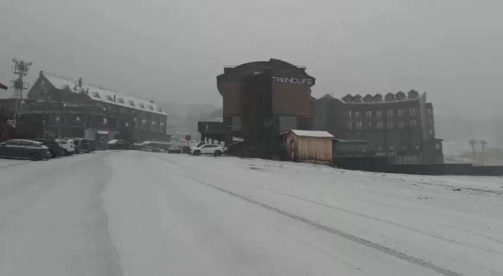 Bursa'da kar yağışı başladı