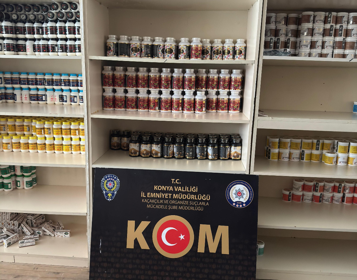 Konya'da yasaklı kanatlı hayvan ilacı satan şüpheli yakalandı