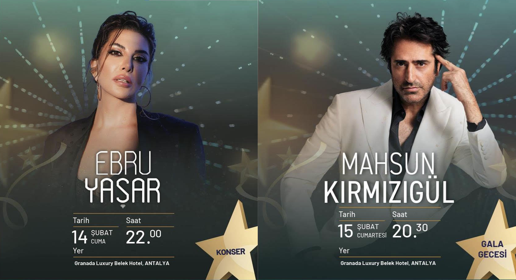 Ebru Yaşar ve Mahsun Kırmızıgül konser verecek; uncular "tarım"ı konuşacak