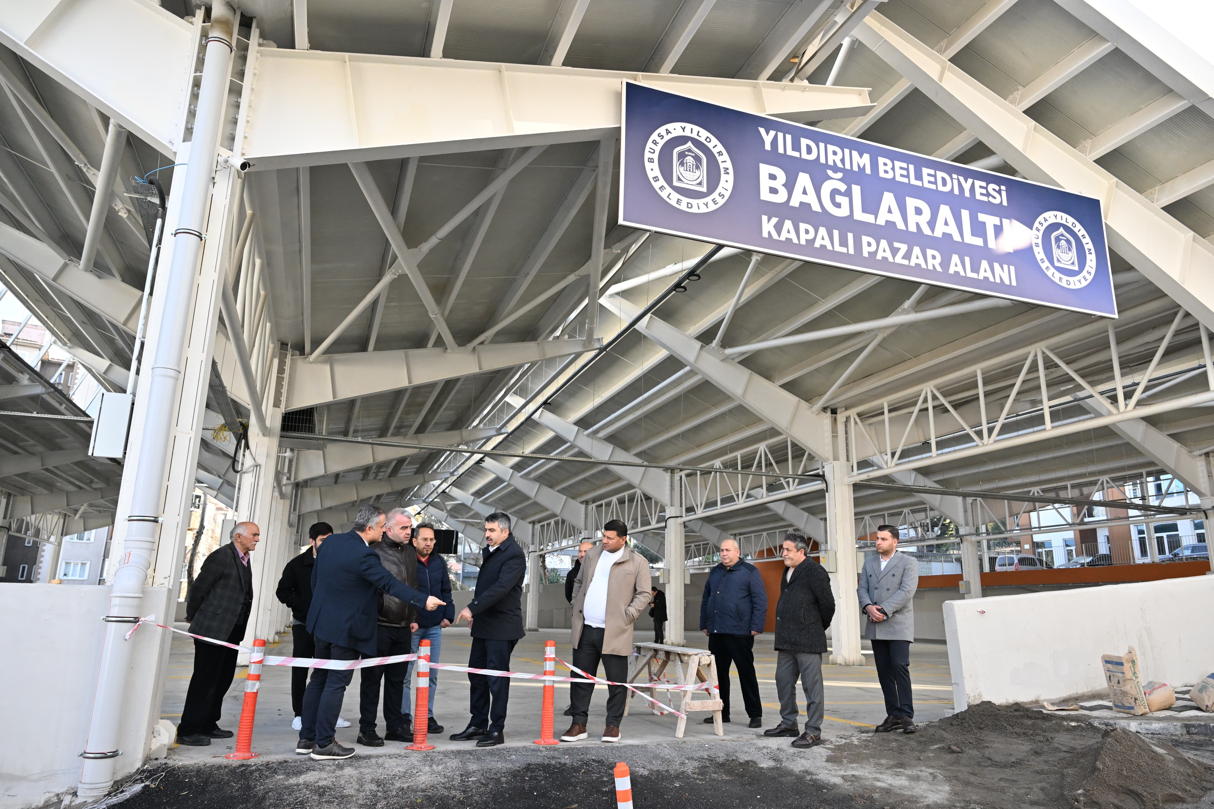 Yıldırım'daki Bağlaraltı Kapalı Pazar Alanı pazar günü açılıyor