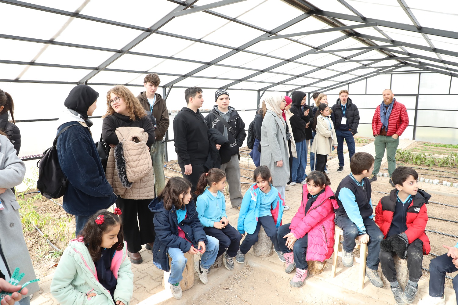 Konya'daki Tabiat Mektebi, yabancı öğrencileri konuk etti