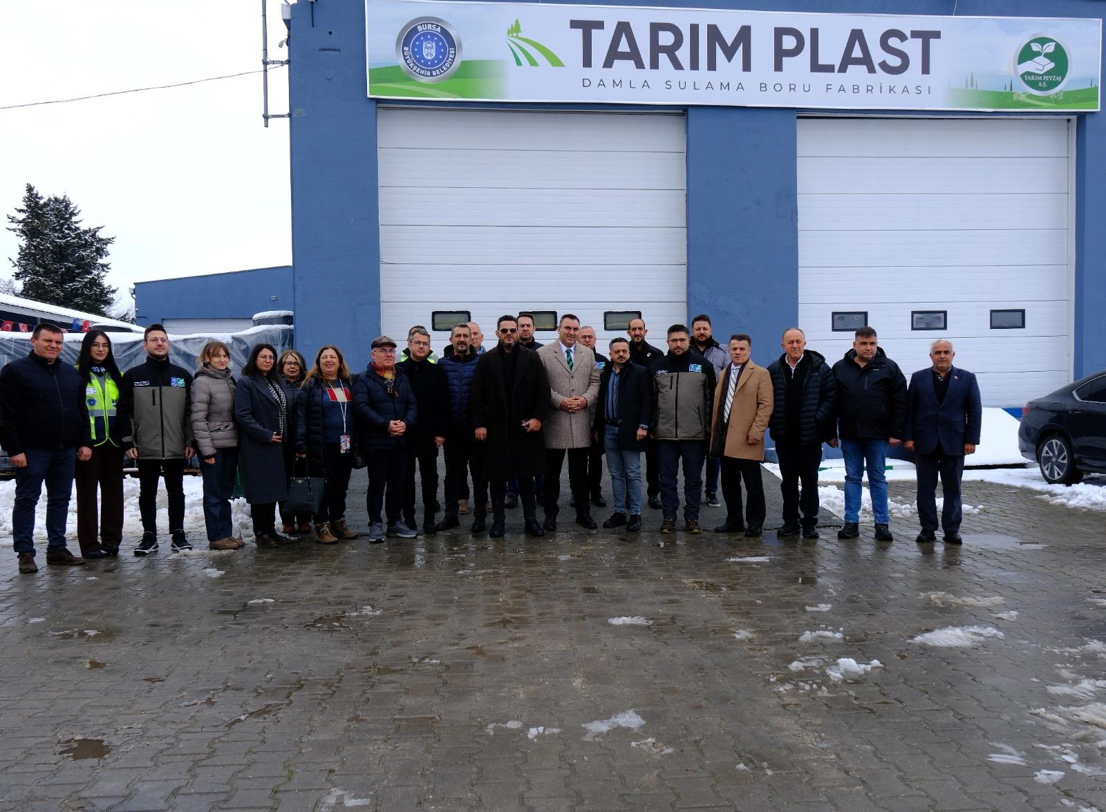 Bursa Büyükşehir'in örnek tesisi TBB'yi ağırladı