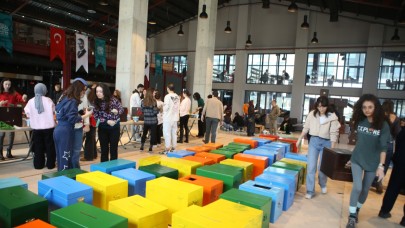 Eski oy sandıkları Nilüfer'de kedilere yuva oluyor