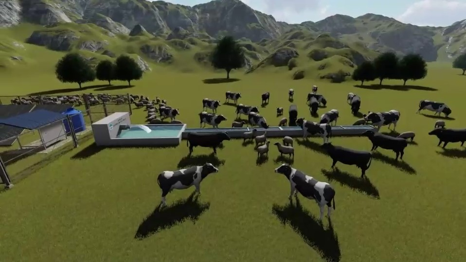 Kayseri'de kırsalda hayvanların suyu yeraltından güneş enerjisiyle çıkarılacak