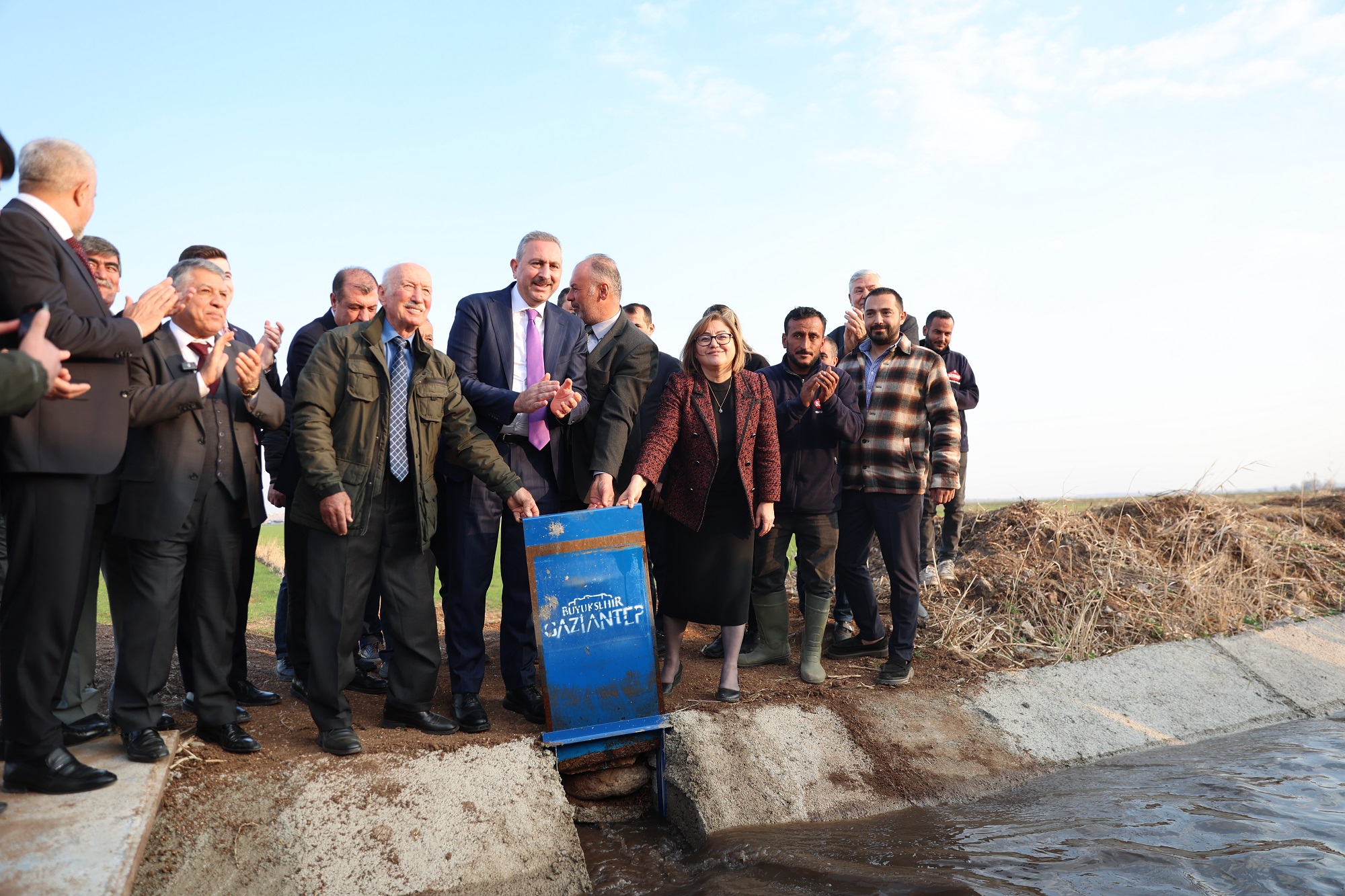 Gaziantep'in verimli topraklarına sahip Barak Ovası'nda sulanmayan arazi kalmayacak