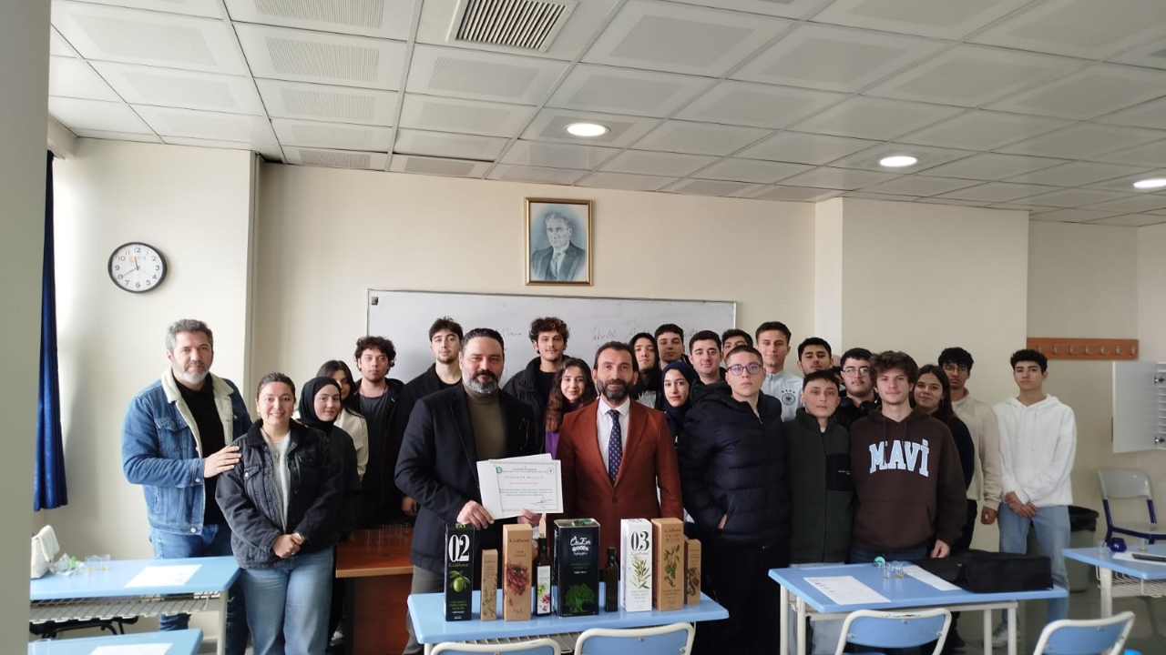 BUBFA öğrencileri zeytinyağı tadımını öğrendi