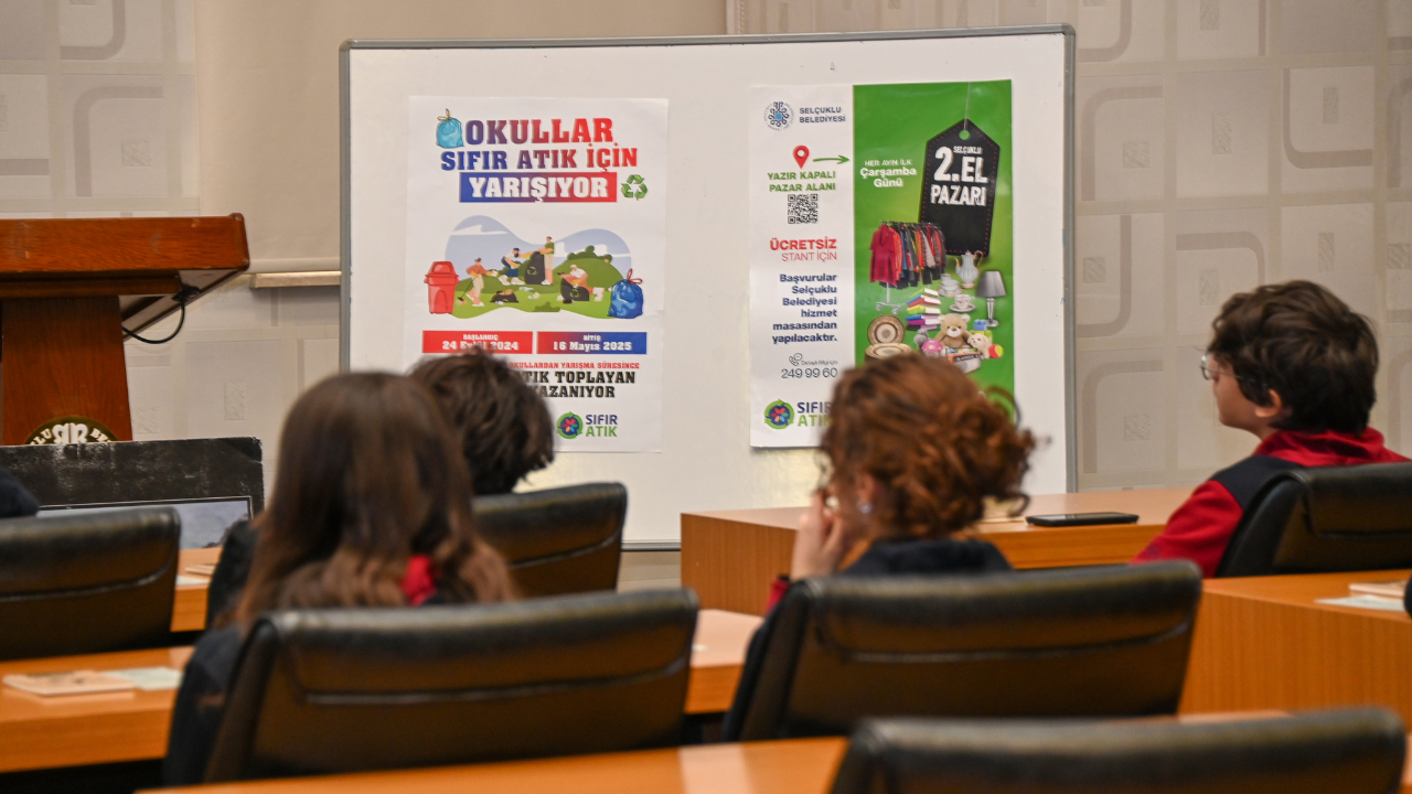 Selçuklu Belediyesi &quot;sıfır atık&quot; eğitimlerini sürdürüyor