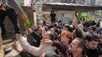 Fidan almak için büyük mücadele verdiler