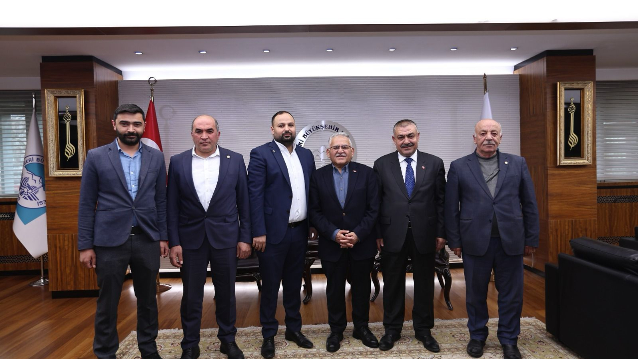 Kayseri'deki ziraat odalarından Başkan Büyükkılıç'a ziyaret