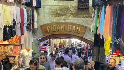 Bursalılar hafta sonunda Hanlar Bölgesi'ne akın etti
