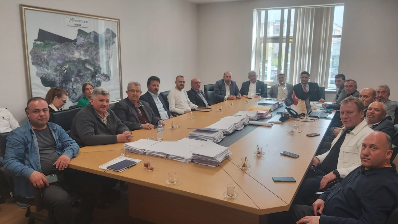 Bursa Büyükşehir ziraat odalarının temsilcileriyle toplantı yaptı