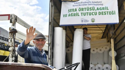 Ankara Büyükşehir'den çiftçilere sera malzemesi desteği