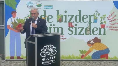 Nilüferli çiftçiler üretti Belediye vatandaşlara dağıttı