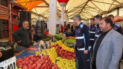 Selçuklu'da pazar yerleri denetlendi