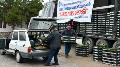 Ankara Büyükşehir, 9 bin çiftçiye 10 milyon fide dağıttı