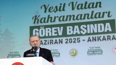Cumhurbaşkanı Erdoğan, "Yeşil Vatan" kahramanlarını uğurladı