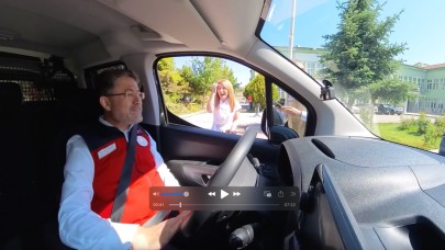 Şoför koltuğunda Bakan Yumaklı'yı gören personel şaşırdı