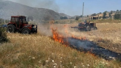 Karaman ve Batman'da 400 dekar ekili alan yandı