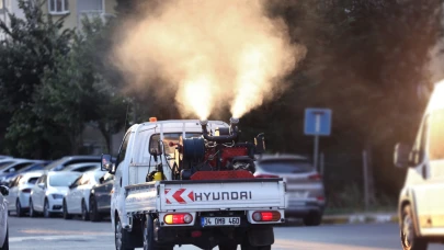 Küçükçekmece'de sivrisinek ve haşereyle mücadele sürüyor