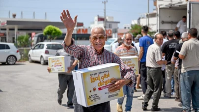 Mersin'de bin arıcıya destek