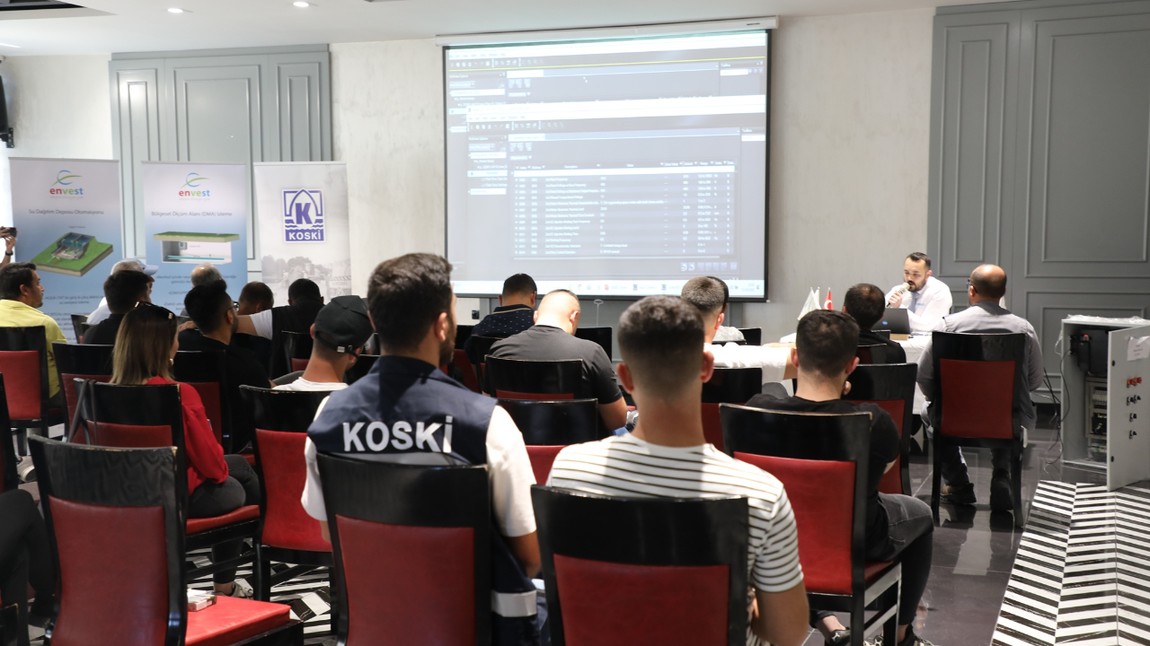 KOSKİ personeli SCADA sistemi eğitimi aldı