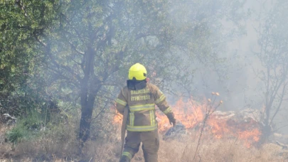 Balıkesir Büyükşehir, komşu yangınlarına duyarsız kalmadı