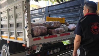 Sakarya'da 2 tona yakın kaçak et ve süt ele geçirildi