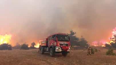 Bursa'da yorulmayan alevlere müdahale sürüyor