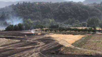 Bilecik’te tarım arazisinde çıkan yangın söndürüldü