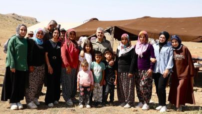 Minas Yaylası'nda gönüllere dokunan ziyaret