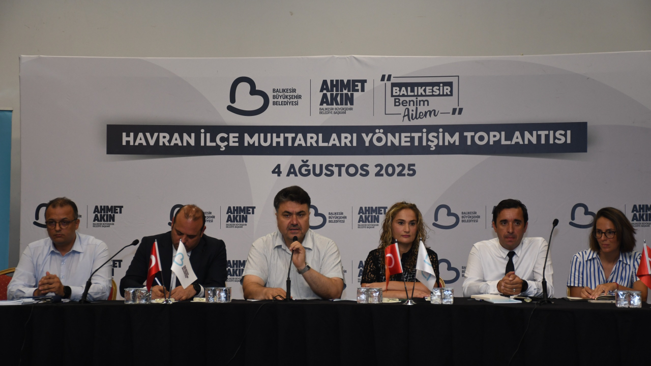 Balıkesir Büyükşehirin Muhtarlar Buluşması Havran'da yapıldı
