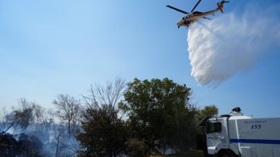Çanakkale'de tarım arazinde yangın kontrol altına alındı