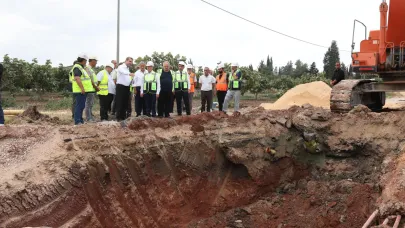 Bursa içme suyu sorununu çözecek projede ilk su veriliyor