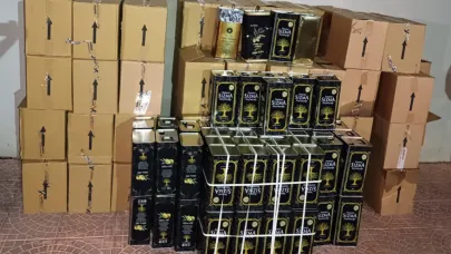Balıkesir'de 15 bin litre sahte zeytinyağı ele geçirildi