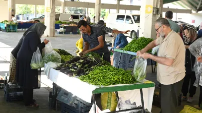 Konya Yerli Ürün Pazarı, çiftçi ve tüketiciyi buluşturuyor