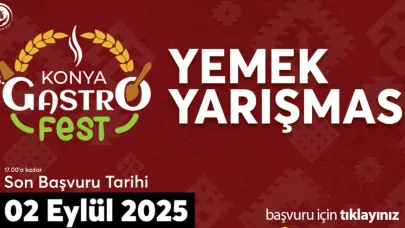 Konya'da para ödüllü yemek yarışması düzenleniyor