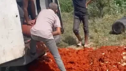 Salça atığı posadan yine salça üretmişler