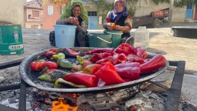 Kırsalda kış hazırlıkları tüm hızıyla sürüyor