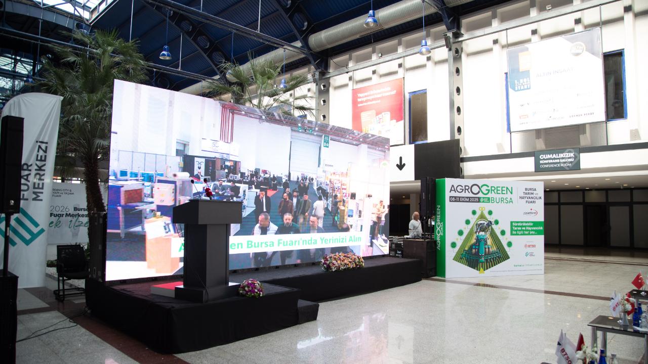Bursa AgroGreen Tarım Fuarı 8 Ekim’de kapılarını açıyor