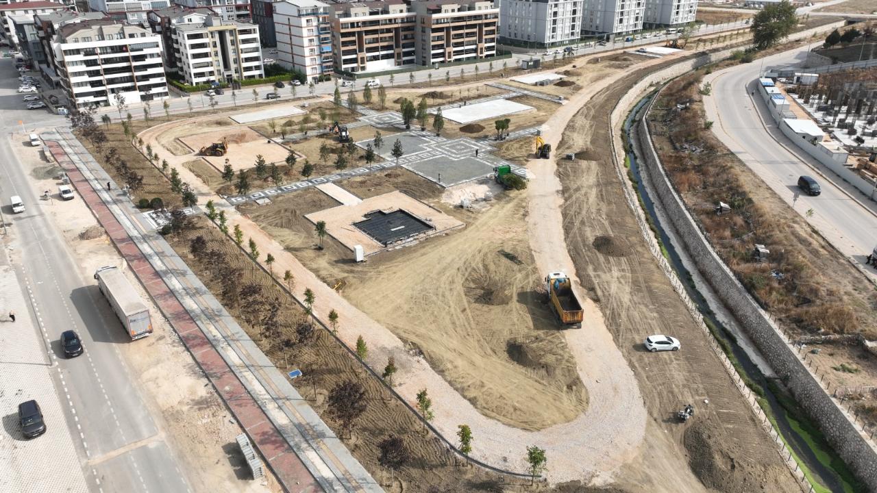 Bursa Büyükşehir Nilüfer&#039;deki Bölge Parkı&#039;nda sona yaklaştı