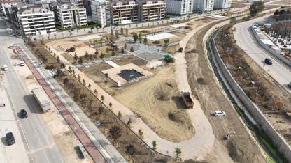 Bursa Büyükşehir Nilüfer'deki Bölge Parkı'nda sona yaklaştı