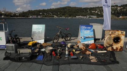 Marmara'nın atıkları İstanbul'da sergilendi